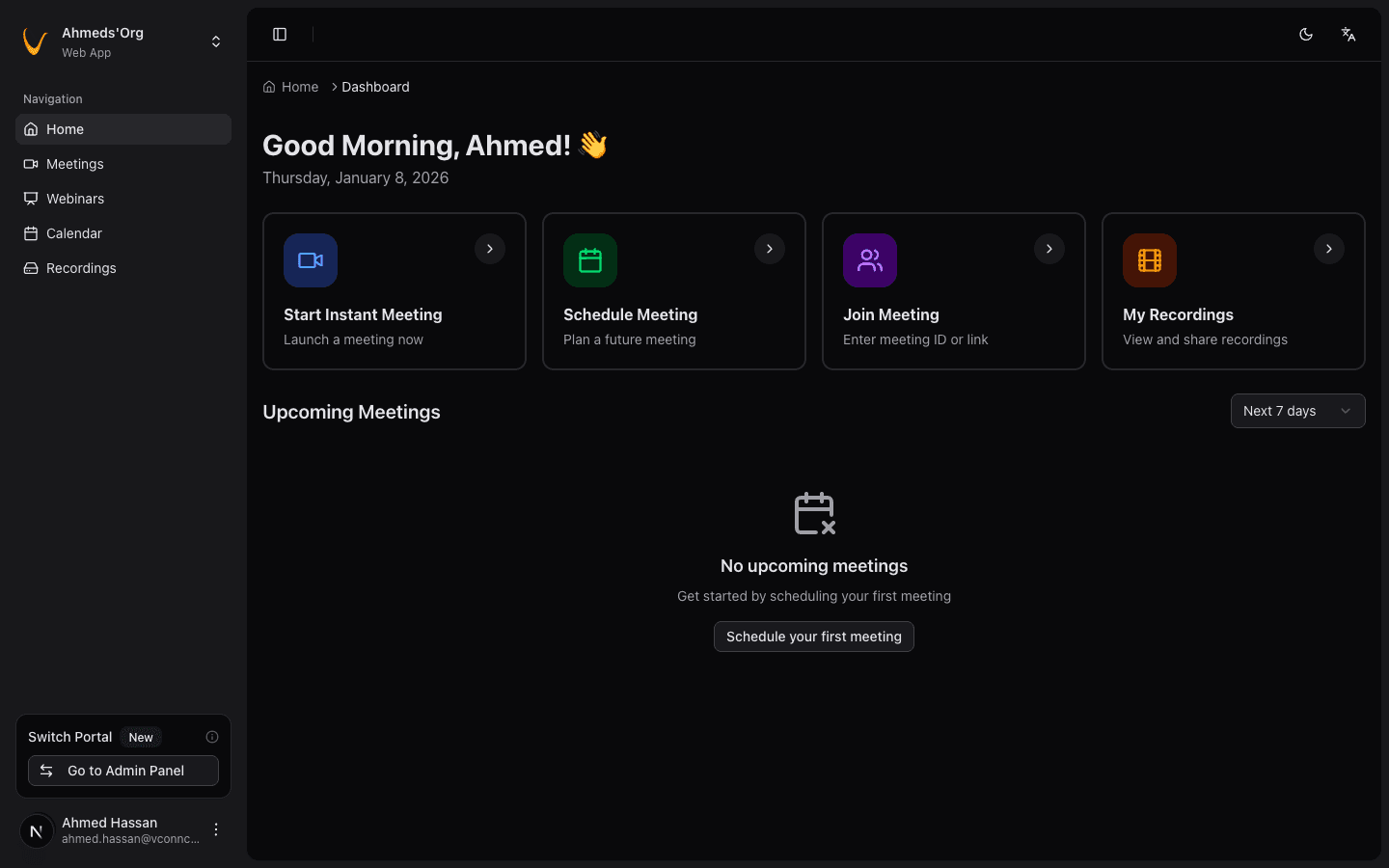 Home Dashboard
