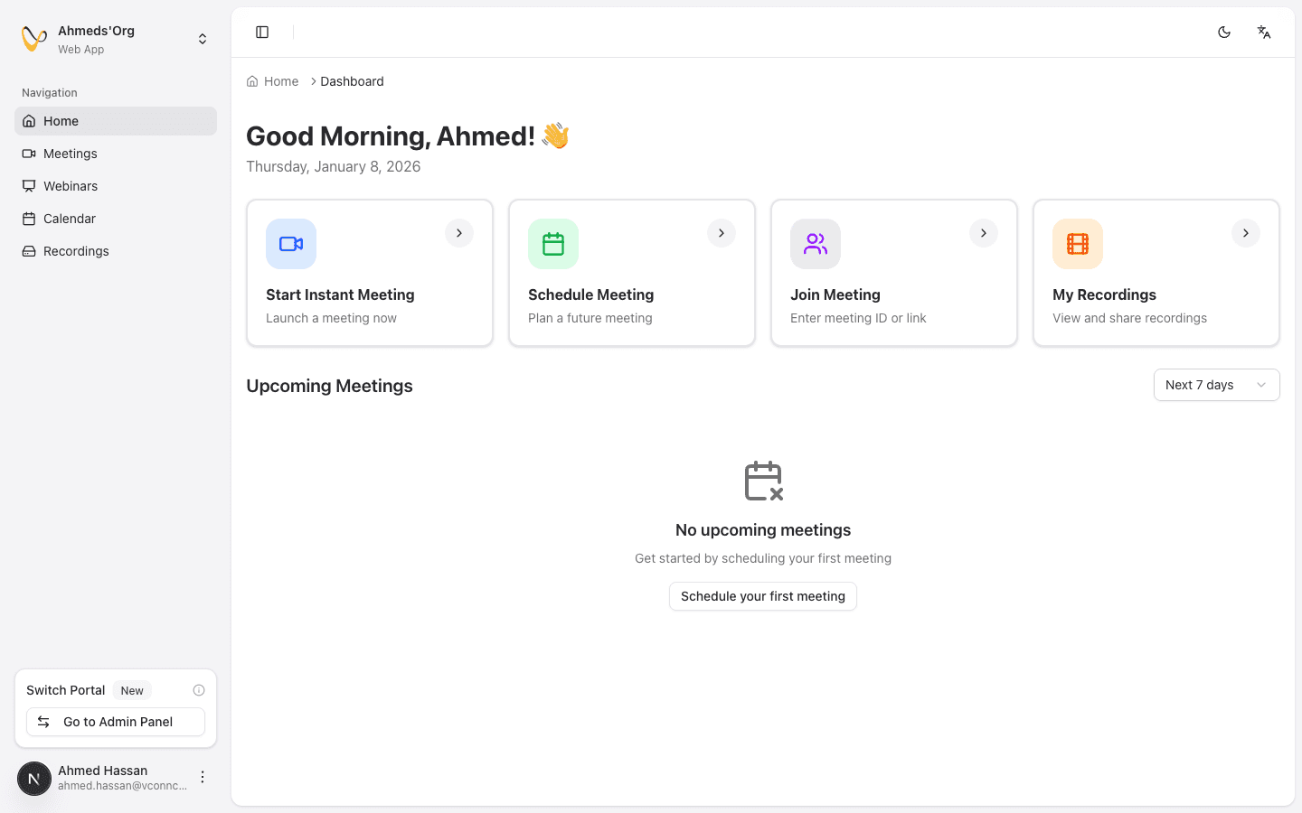 Home Dashboard